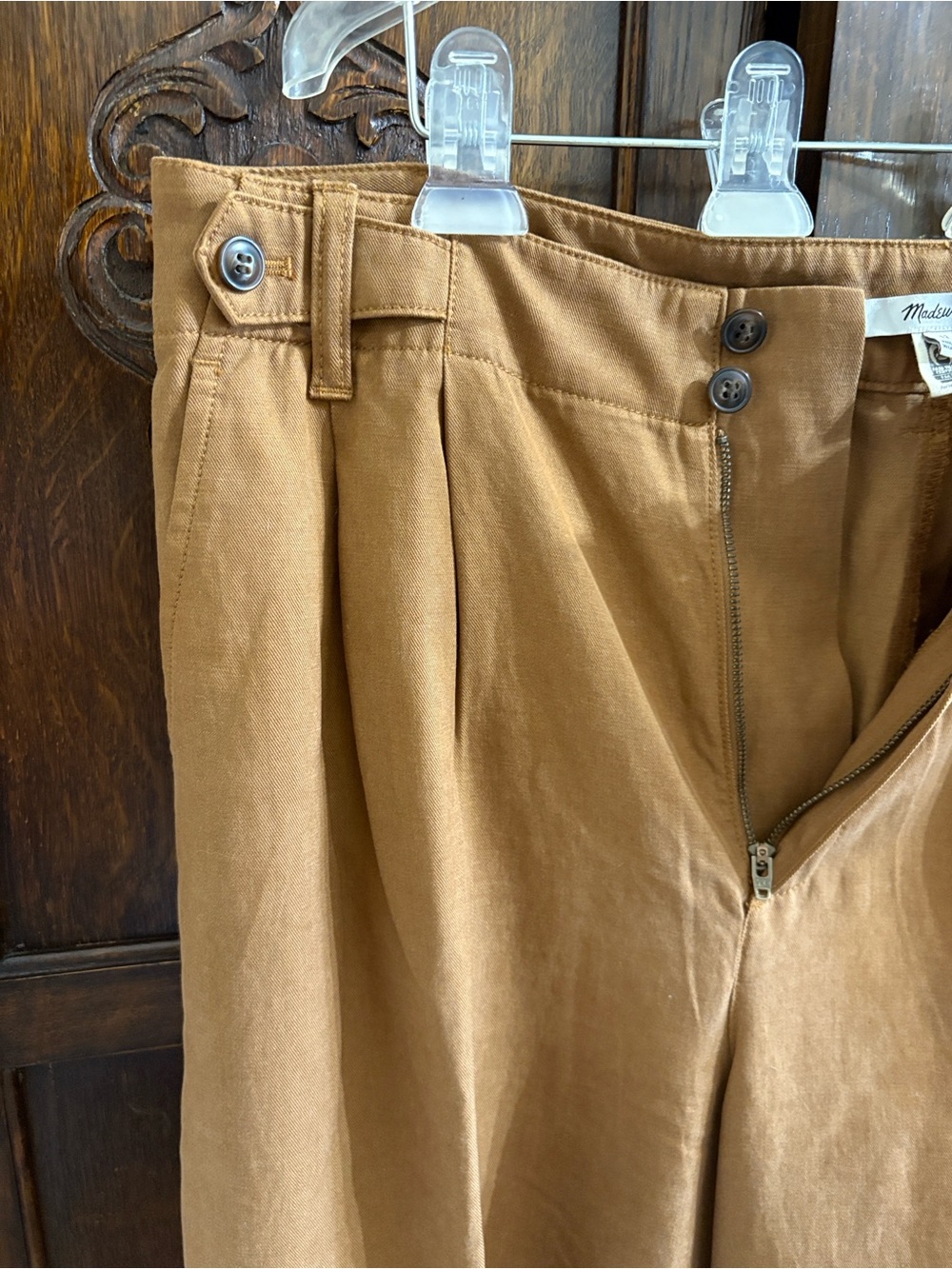 Madewell Women’s Khaki Cotton Chinos dress trousers